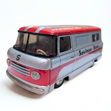 Vintage Tin Armored Car Bank Japan 1960s Saving Bank Toy Money Box