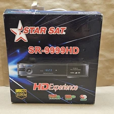 StarSat Sr-9999HD Satellite Receiver New Open Box