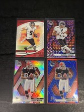 Atlanta Falcons WR 4 Card Lot Drake London Roddy White Silver Mosaic Blue Scope