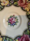 Paragon Cup & Saucer Gingham Rose Bone China England — photo 3