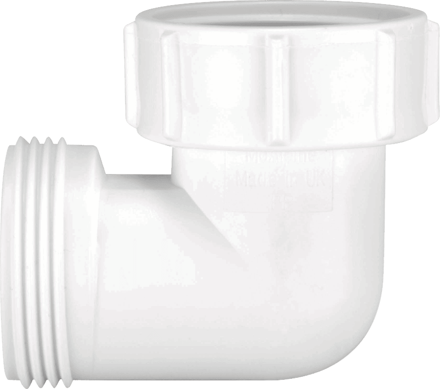 Mcalpine S4u 1¼" 90° Bend, Female Inlet Nut X Bsp Male Connector - Image 2