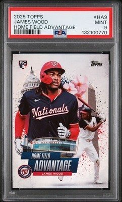 2025 Topps Series 1 - Home Field Advantage James Wood #HA-9 (RC