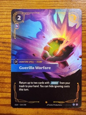Guerilla Warfare | 264/298 | Riftbound TCG League Of Legends | Origins | Foil