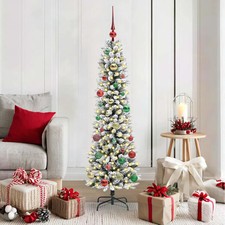 K&uuml;nstlicher Weihnachtsbaum Tannenbaum Christbaum Kunstbaum mit Schnee vidaXL