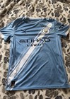 PUMA Manchester City Soccer Jersey Premier League Etihad #9 Haaland (kids) XL — photo 1