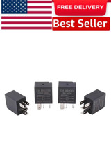 5 Pin 12 Volt 30A Micro Relay 4 Pack Small Relay Multi-Purpose Automotive Starte
