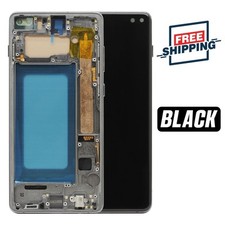 For Samsung Galaxy S10 Plus SM-G975U OLED Display Touch Screen Digitizer Frame