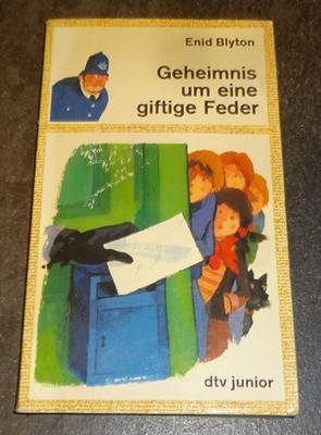 GEHEIMNIS UM EINE GIFTIGE FEDER E. Blyton *dtv junior* GUTER ZUSTAND