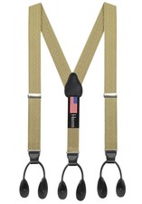 Hold Em 1 Fancy Stripes and Solid Suspenders for Men Y-Back Adjustable Le...