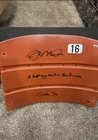 Joe Montana Autograph Seatback Candlestick Stadium (I Left My Heart In SF)