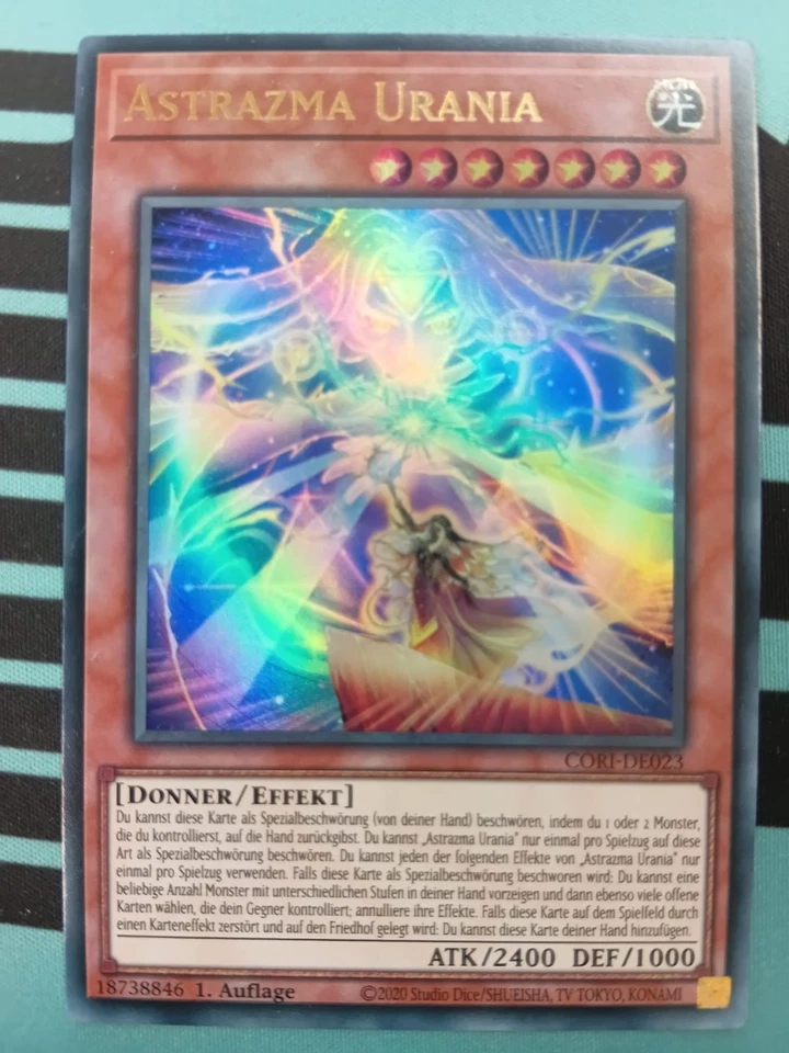 Astrazma Urania CORI-DE023 Ultra Rare DE NM Yugioh - Bild 1 von 1