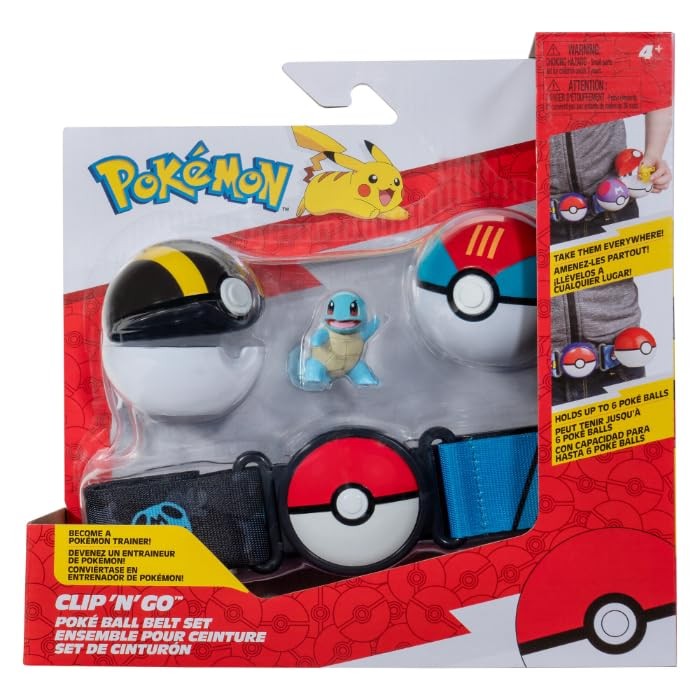Набор ремней PKW - Clip N Go Poke Ball Сквиртл 1 с ультрашаром приманкой и 8690₽