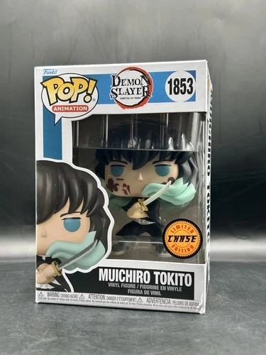 Funko POP! Demon Slayer - Muichiro Tokito (Attack) Chase #1853 w/Protector NM
