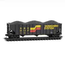 Micro-Trains MTL N-Scale 3 Bay Hopper Seaboard System #341437