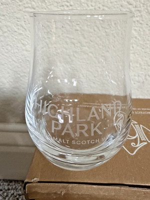 Highland Park Dawn Peedie Glasses Single Malt Whisky Dram Nosing Tasting - 6 pac