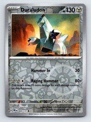 Duraludon 069/131 Prismatic Evolutions Reverse Holo Common