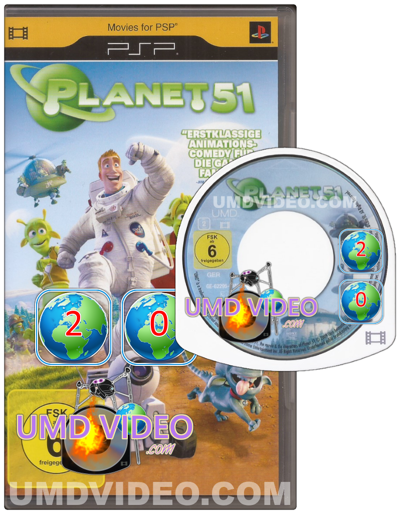 PSP UMD Movie - Planet 51 (German European) | eBay