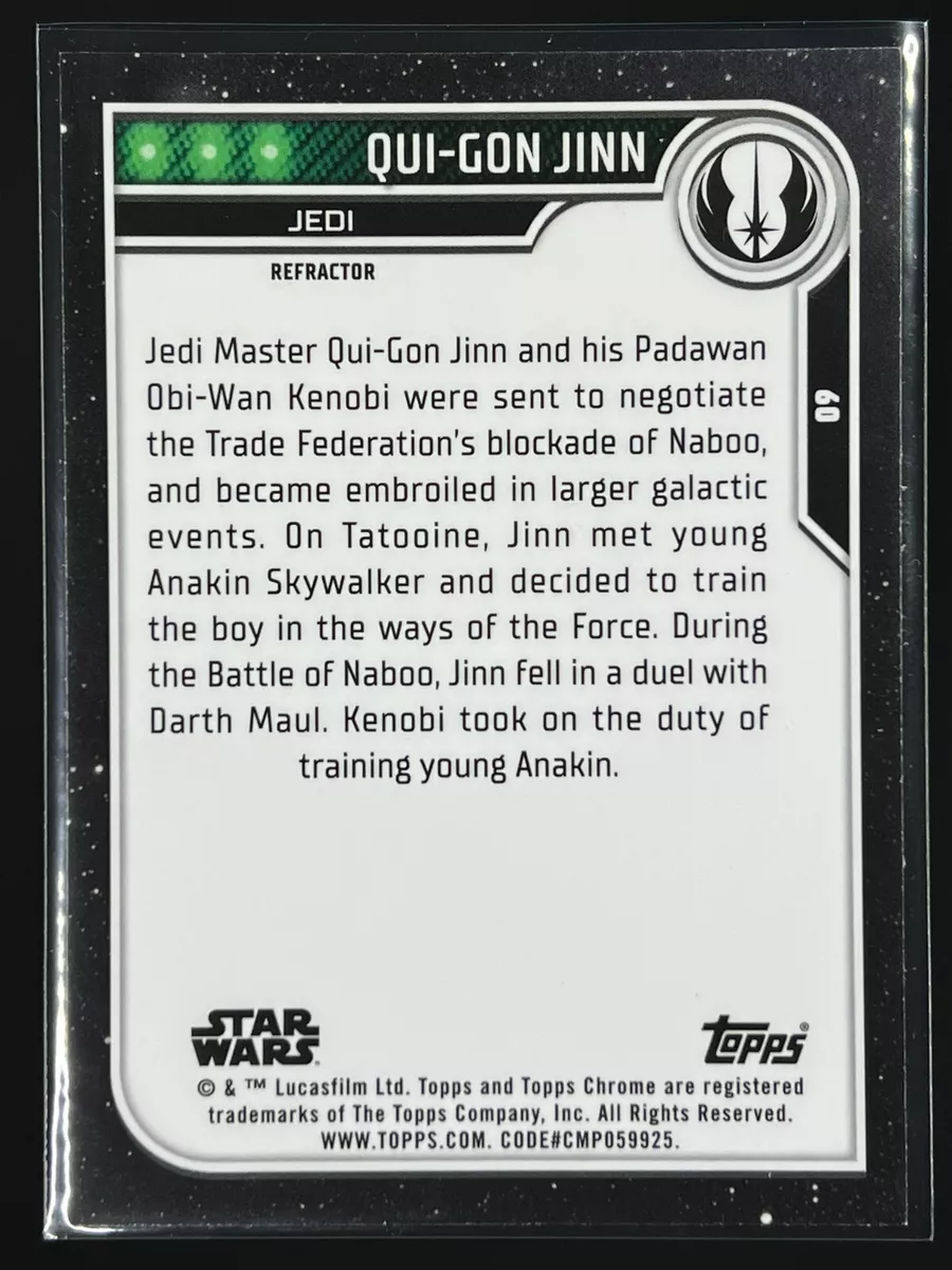 Qui-Gon Jinn (A) Card - Star Wars Trading Card Game