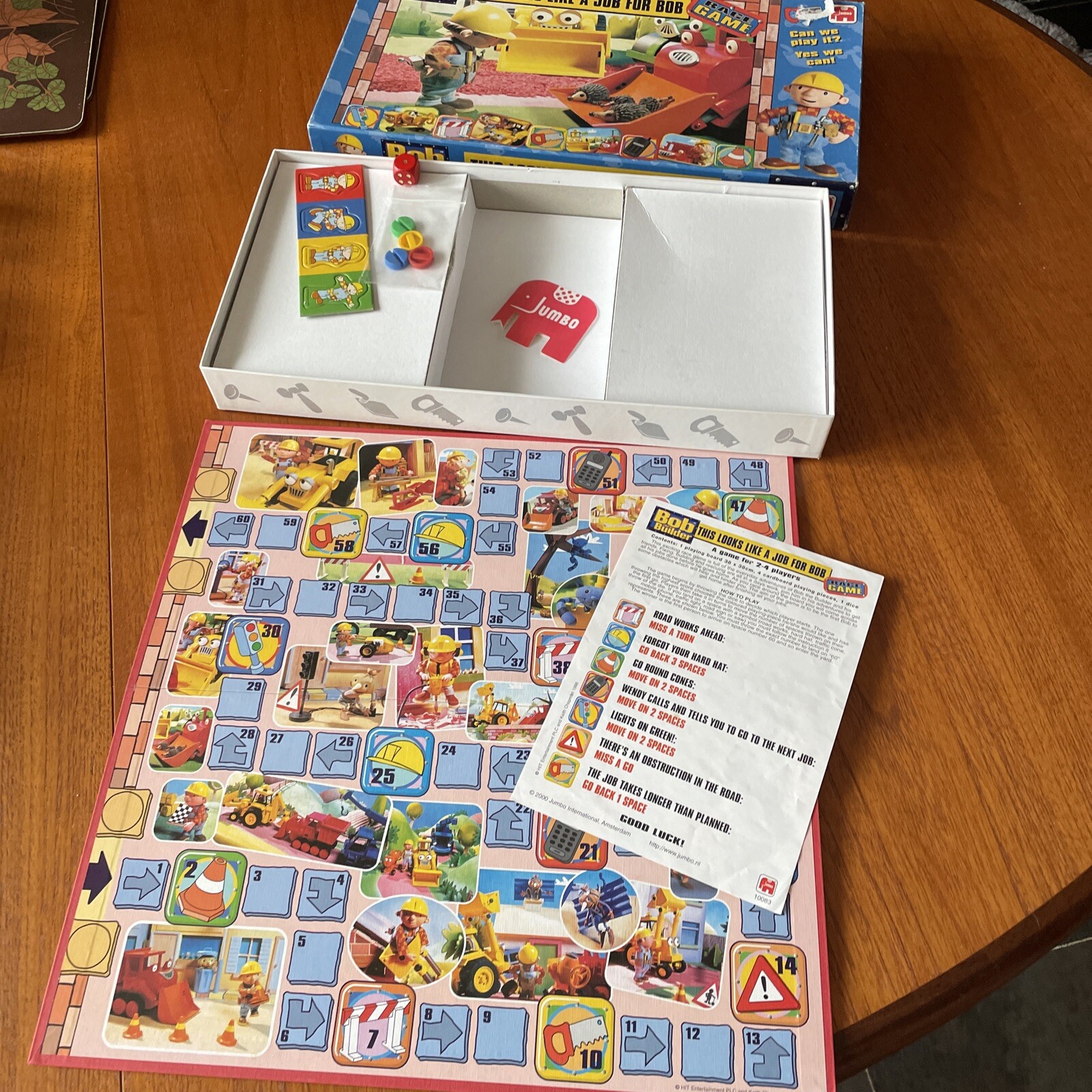 Vintage Jumbo Bob the Builder Children’s Game This Looks Like A Job For Bob