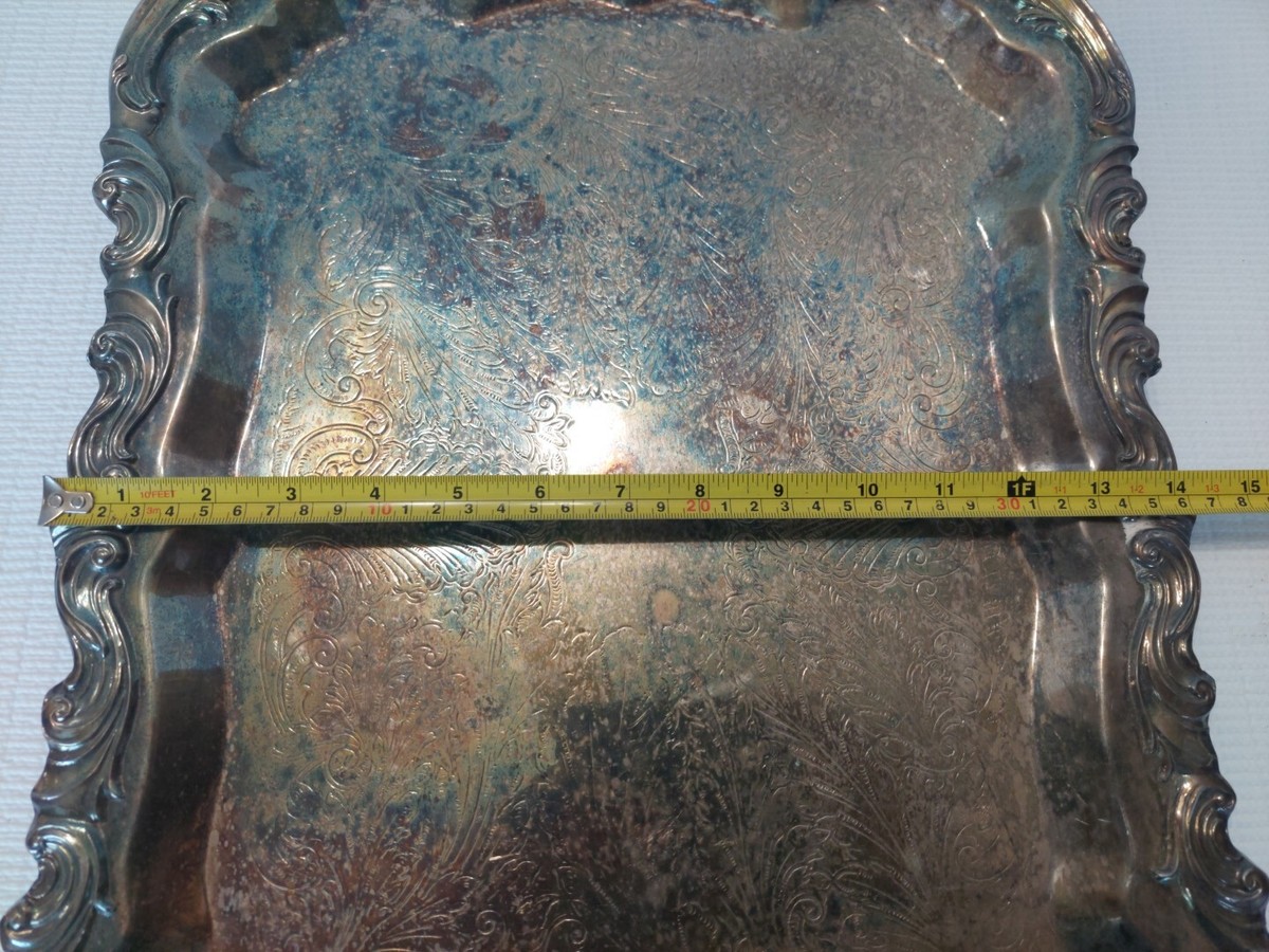 ANTIQUE F.B. ROGERS SILVER Co. TRADEMARK 1883 SILVER-PLATED LARGE