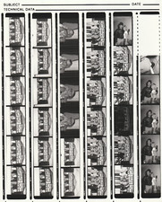 Orig Contact Photo Sheet & Negatives Frank Sinatra Ed Molinaro & Playboy Bunny