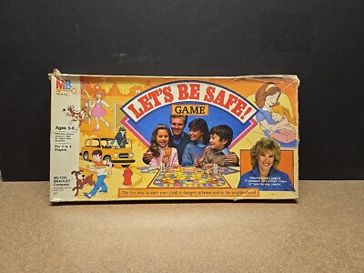 Let's Be Safe Board Game Joan Lunden 1986 Milton Bradley Vintage See Description