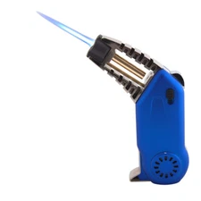 Single Jet Butane Torch Lighter Safety Lock & Adjustable Flame Refillable