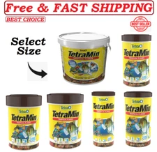 TetraMin Nutritionally Balanced Tropical Flake Food & Tropical Fish,Select Size.
