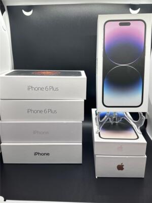 Lot of 7 Iphone Boxes 6/7/8PLUS 14 PRO MAX
