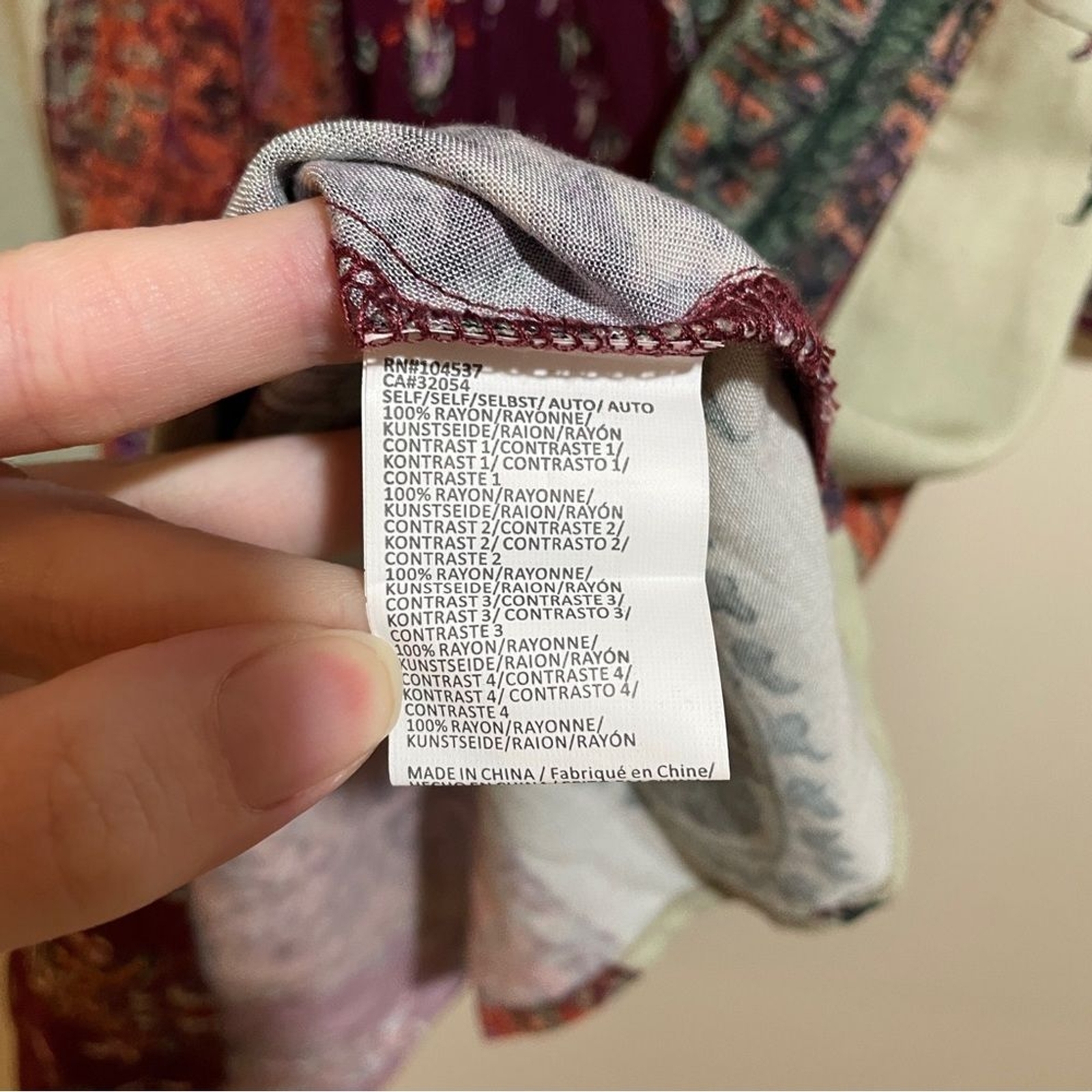 Anthropologie Tiny Patchwork Print Shirtdress Shi… - image 11