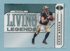 Drew Brees 2020 Illusions Gold Living Legends Insert #LL6 New Orleans Saints