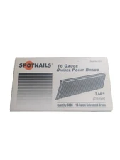 16G 3/4" FINISH NAILS STRAIGHT 16512 5M 5000 BOX  GALV. 