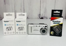 Nikon COOLPIX 3700 Digital Camera With Charger & Batteries Silver
