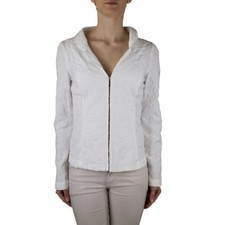 9.2 by Carlo Chionna Giacca in Cotone Maculata Donna Bianco -79%  GZD532