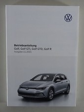 Betriebsanleitung VW Golf 8 / VIII + GTI / GTD / R Stand 11/2021