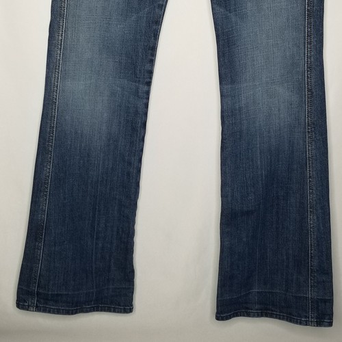 7 For All Mankind Women's 30 A Pocket Boot Cut Jeans - Picture 3 of 8