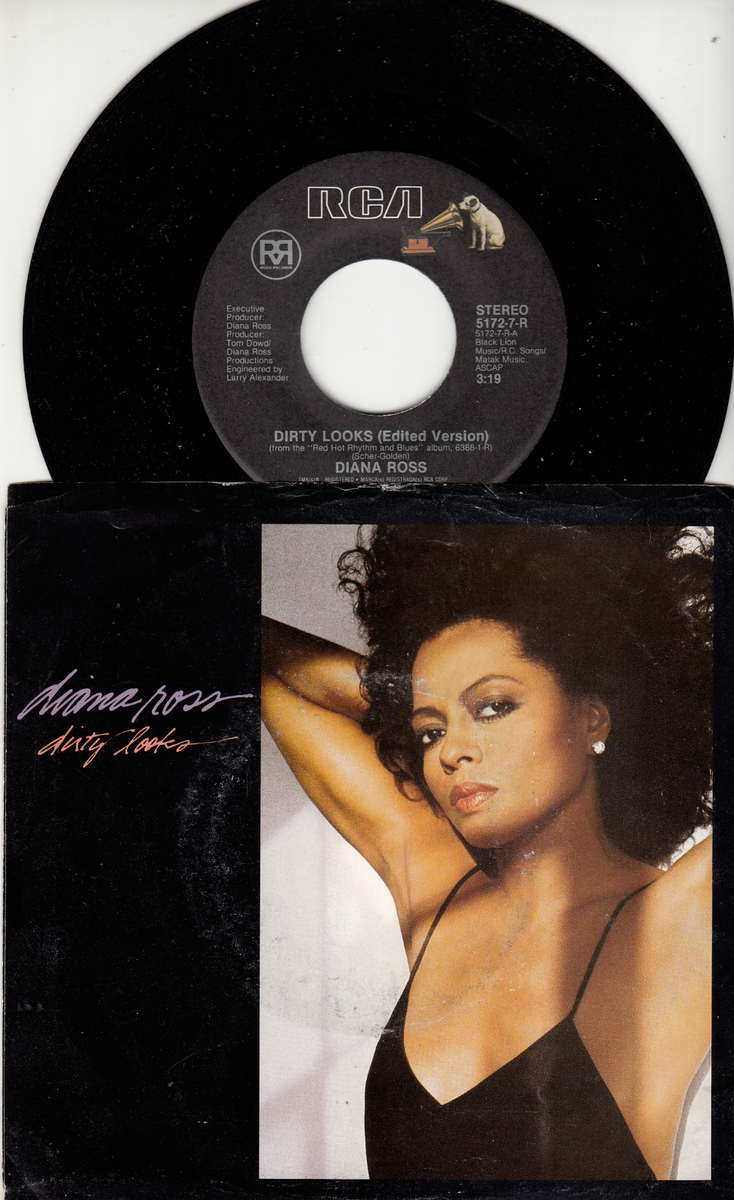 DIANA ROSS - DIRTY LOOKS - MINT RCA 45 WPS - UNPLAYED NEW | eBay
