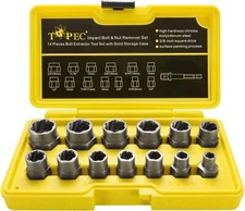 13 Piece High Power Fastener Drive Bit Set For Damaged Rusted Bolts Nuts