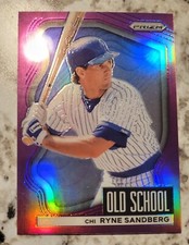 2022 Panini Prizm - Old School Red Prizm #OS-4 Ryne Sandberg