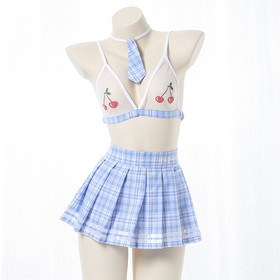 Sexy Lingerie Party School Girl Cosplay Costumes Bikini Outfits Women Nightwear
