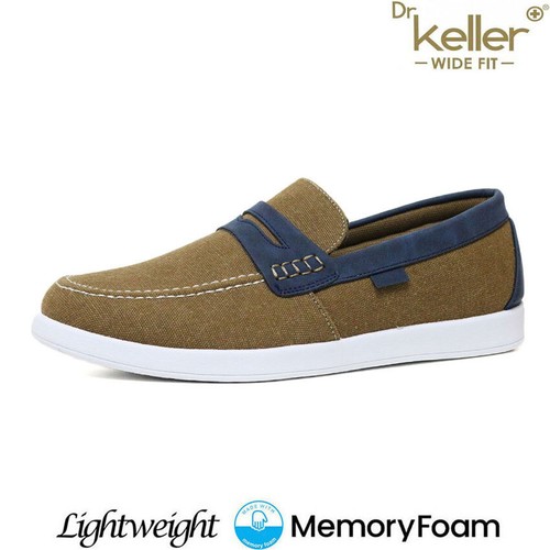 Mens Wide Fit Shoes New Loafers Moccasins Boat Deck Driving Casual Slip On Shoes - Picture 3 of 25