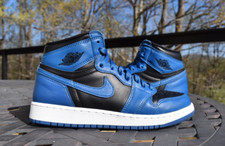 Nike Air Jordan 1 Retro High OG 'Dark Marina Blue' 555088-404 Youth Size 6Y