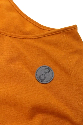 Pyua T-Shirt Damen Stretch LARGE Pullover Orange - Picture 6 of 9