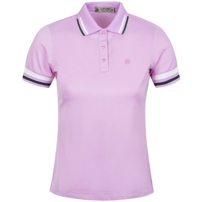 G/Fore Tipped Polo Top XL Violet Womens 