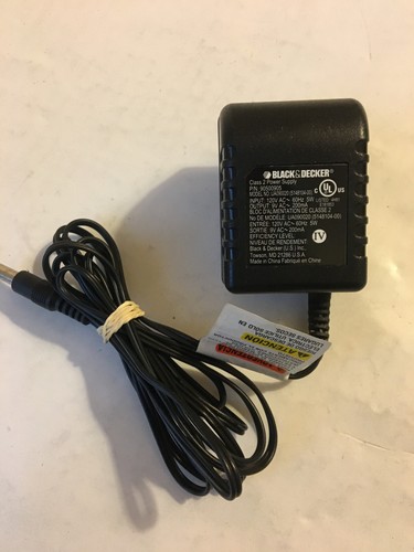 AC Adapter For Black & Decker UA090020 - Replacement Power Supply Cord Charger (110V)