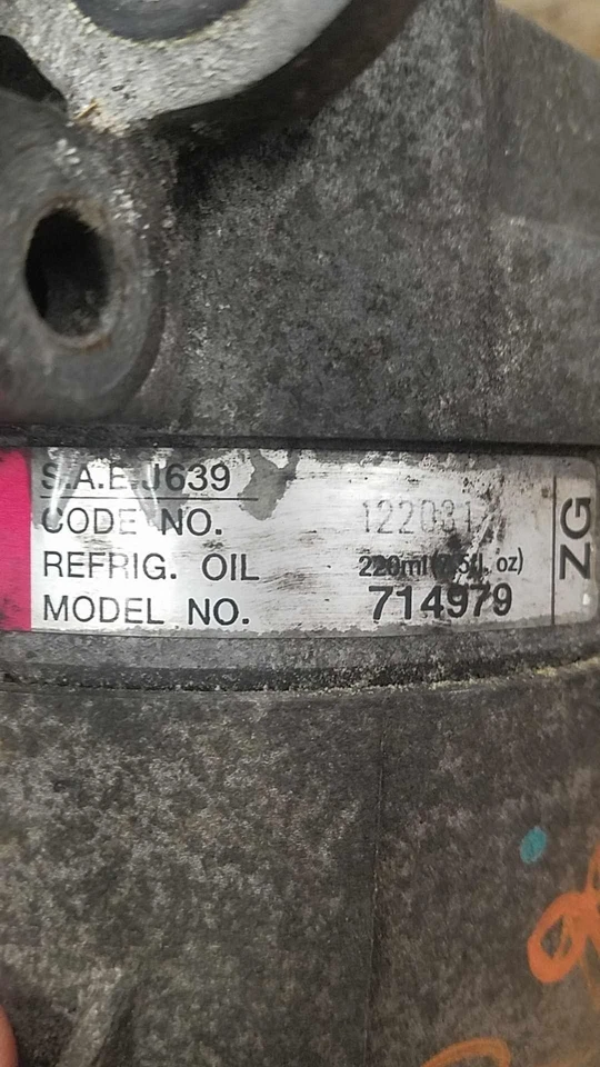 04-09 AVEO 05-09 WAVE 04-08 BOMBA COMPRESSOR DE AR CONDICIONADO SWIFT DUAL TOP PERFEITO ESTADO - Imagem 3 de 4