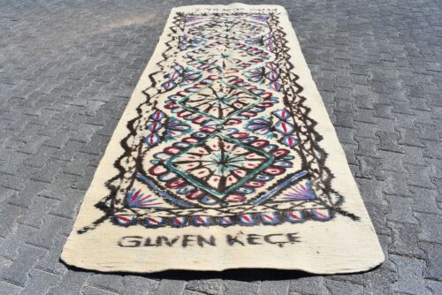 Runner rug, Handmade rug, Turkish rug, Vintage rug, Carpet, 4.9 x 13.3 ft DC5246 - Picture 1 of 10
