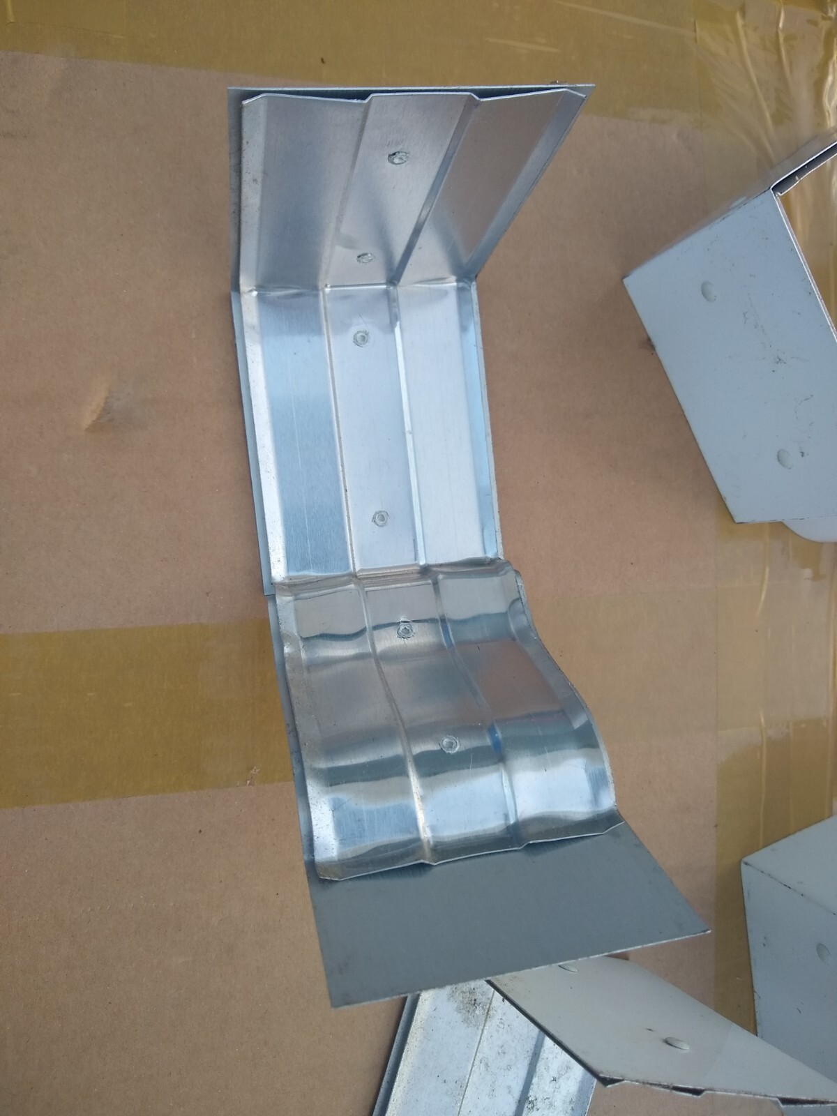 6 White Aluminum 5" K Gutter Splice Seam Coupling for rain gutter eBay