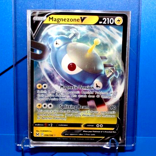 Magnazone V HP210 2022 Collectible Holo Pokemon Card No. 056/196