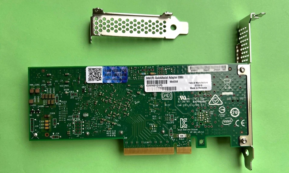Intel  Quickassist Adapter 8960 Cryptographic Beschleuniger Karte IQA89601G1P5 - Bild 2 von 3